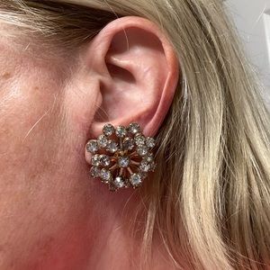 Vintage 1960s Earrings, Clip